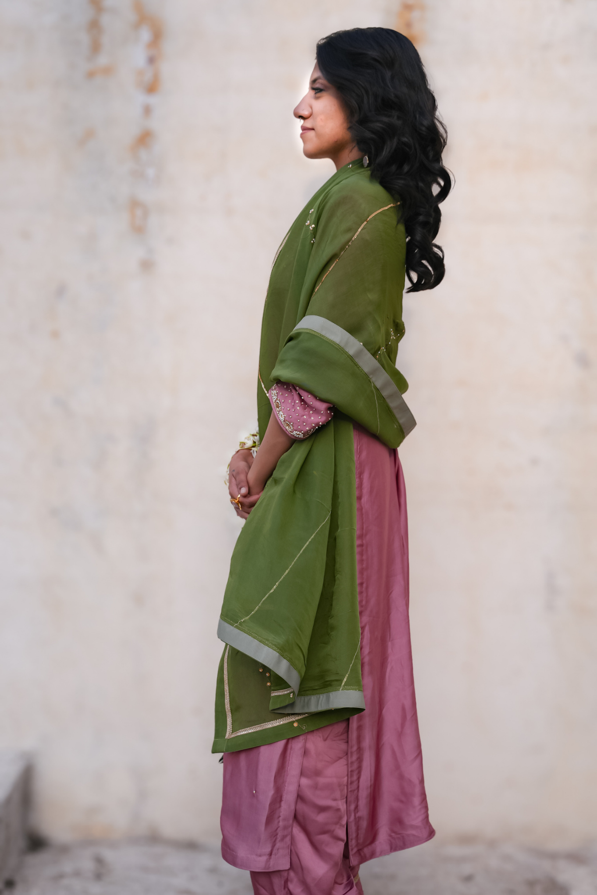 Radha Kurta Set - Pink