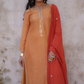 Meera Kurta Set - Dessert Gold
