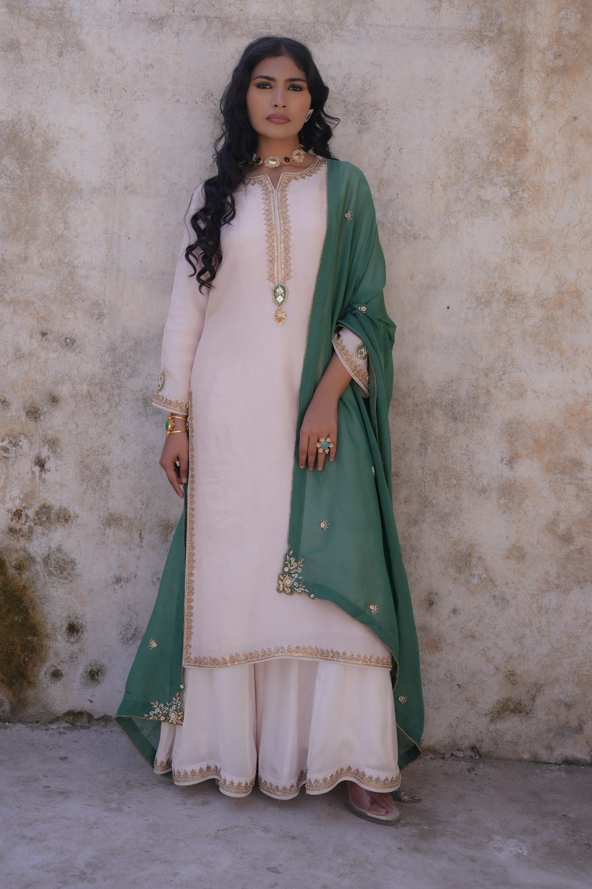Meera Kurta Set - Pink