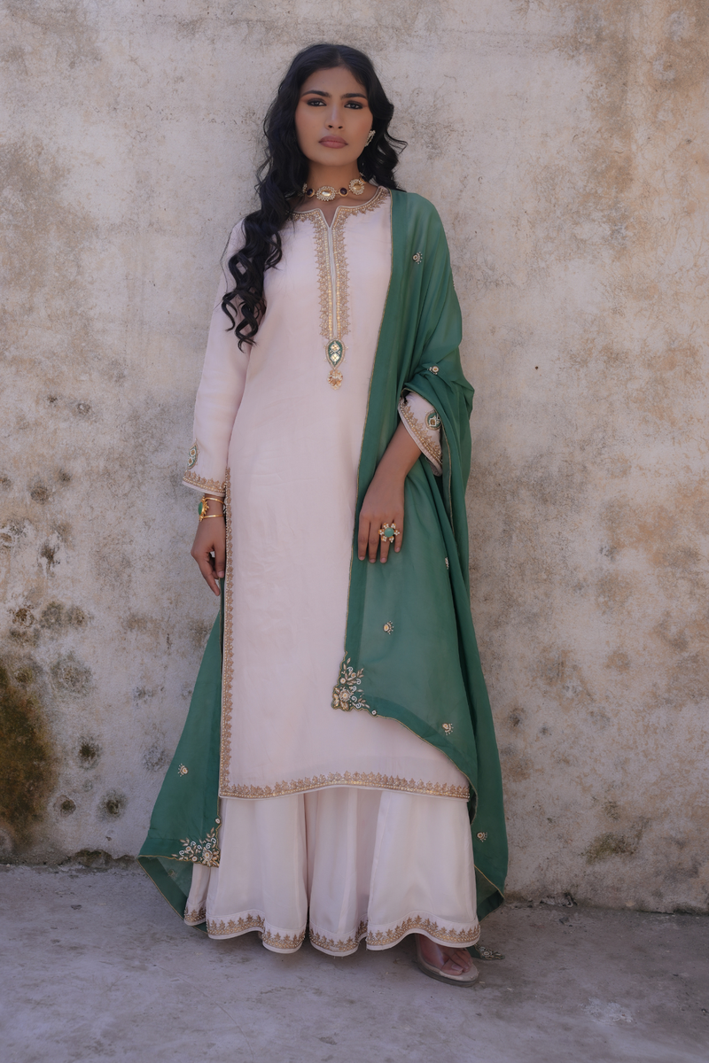 Meera Kurta Set - Pink