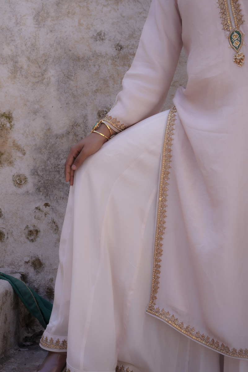 Meera Kurta Set - Pink