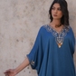 Sakhi Kaftan Set - Blue