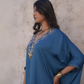 Sakhi Kaftan Set - Blue