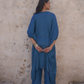 Sakhi Kaftan Set - Blue