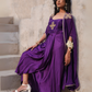 Sakhi Drape Set - Purple