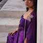 Sakhi Drape Set - Purple