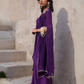 Sakhi Drape Set - Purple