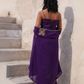 Sakhi Drape Set - Purple