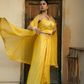 Sakhi Drape Set - Yellow
