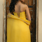 Sakhi Drape Set - Yellow