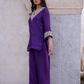 Sakhi Co-ord Set - Purple