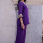 Sakhi Co-ord Set - Purple