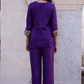Sakhi Co-ord Set - Purple