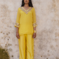Sakhi Co-ord Set - Yellow